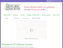 Tablet Screenshot of cthistoricgardens.org